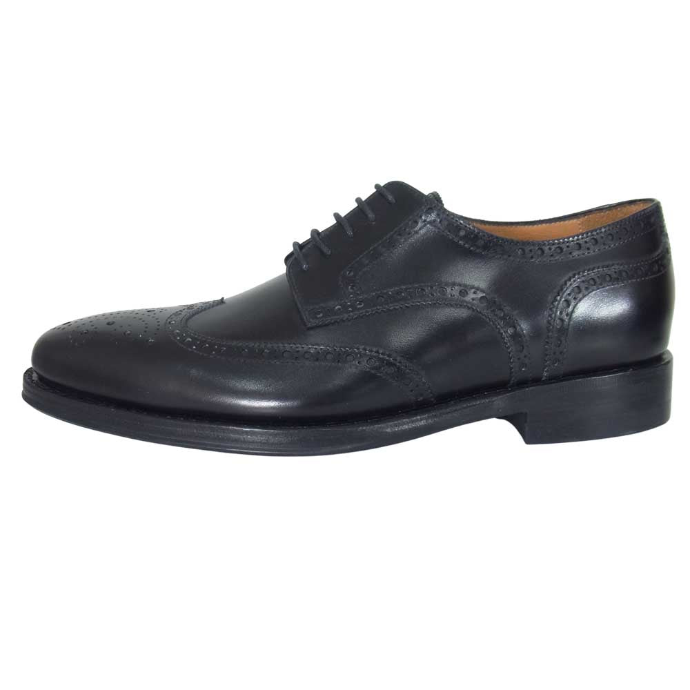 JALAN SRIWIJAYA ジャランスリウァヤ 98755 フルブローグ シューズ ダイナイトソール ブラック系 3 1/4【美品】【中古】