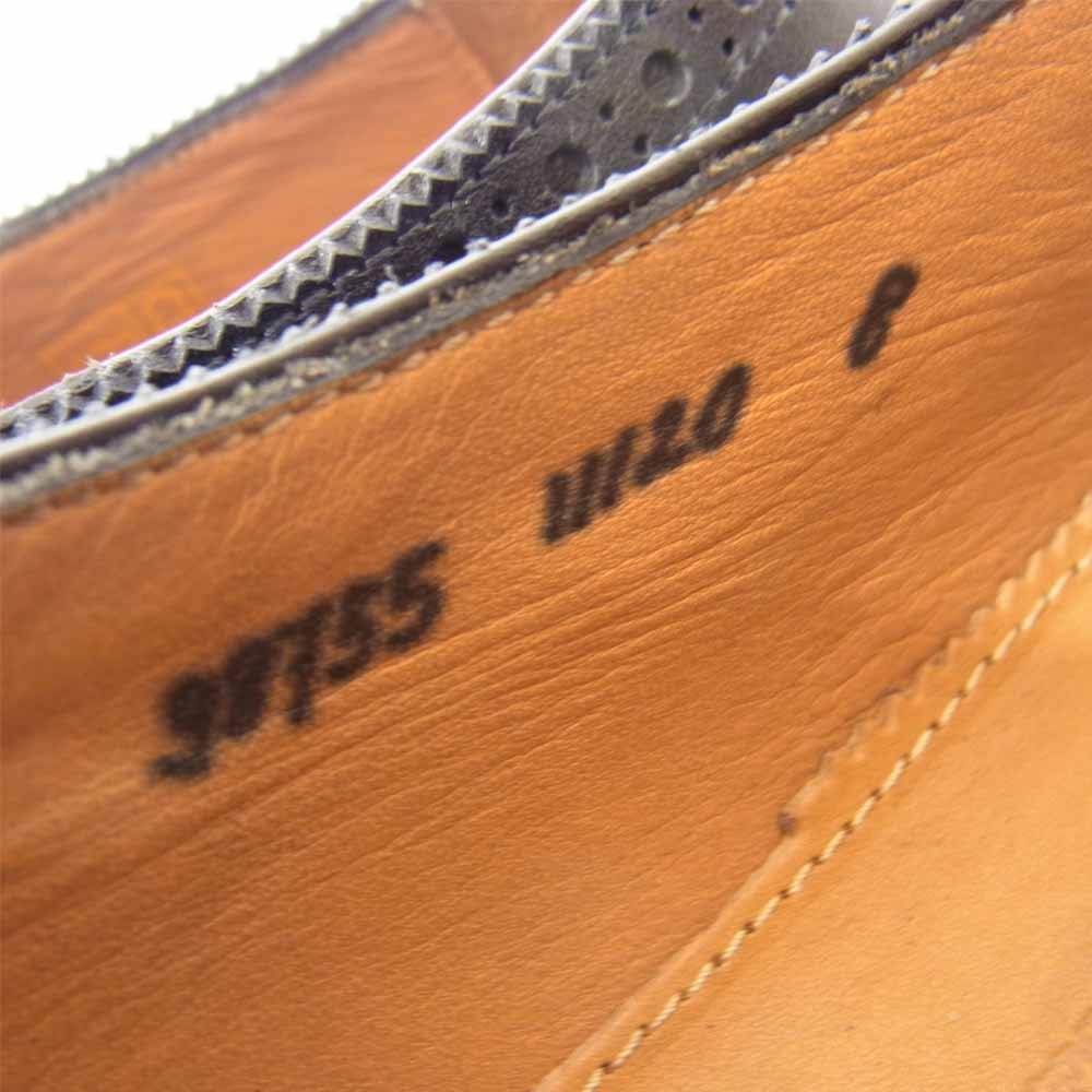JALAN SRIWIJAYA ジャランスリウァヤ 98755 フルブローグ シューズ ダイナイトソール ブラック系 3 1/4【美品】【中古】