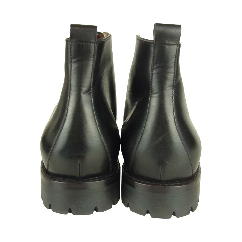 JALAN SRIWIJAYA ジャランスリウァヤ 97812 Uチップ ブーツ コマンド ソール ブラック系 8【極上美品】【中古】