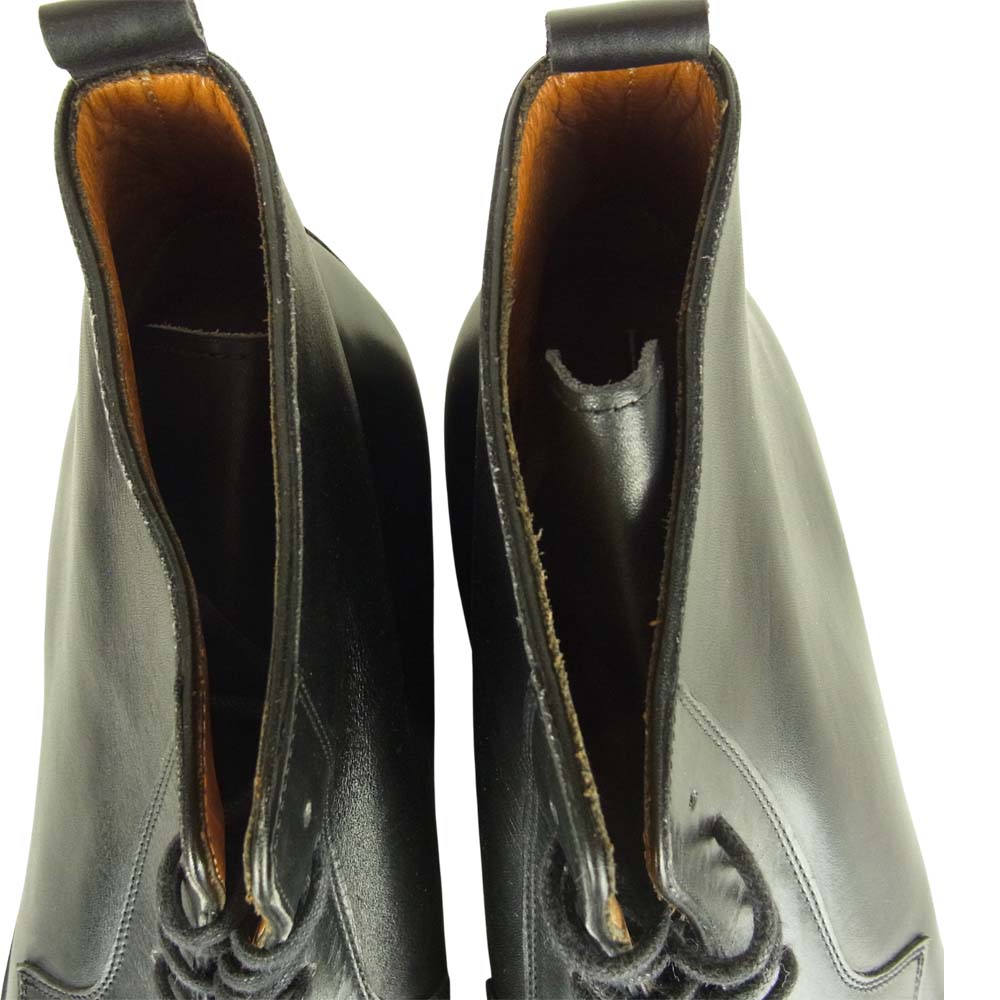 JALAN SRIWIJAYA ジャランスリウァヤ 97812 Uチップ ブーツ コマンド ソール ブラック系 8【極上美品】【中古】
