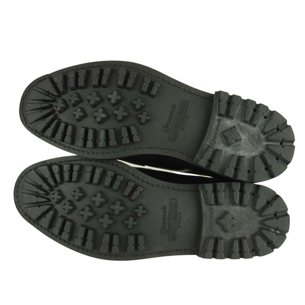 JALAN SRIWIJAYA ジャランスリウァヤ 97812 Uチップ ブーツ コマンド ソール ブラック系 8【極上美品】【中古】