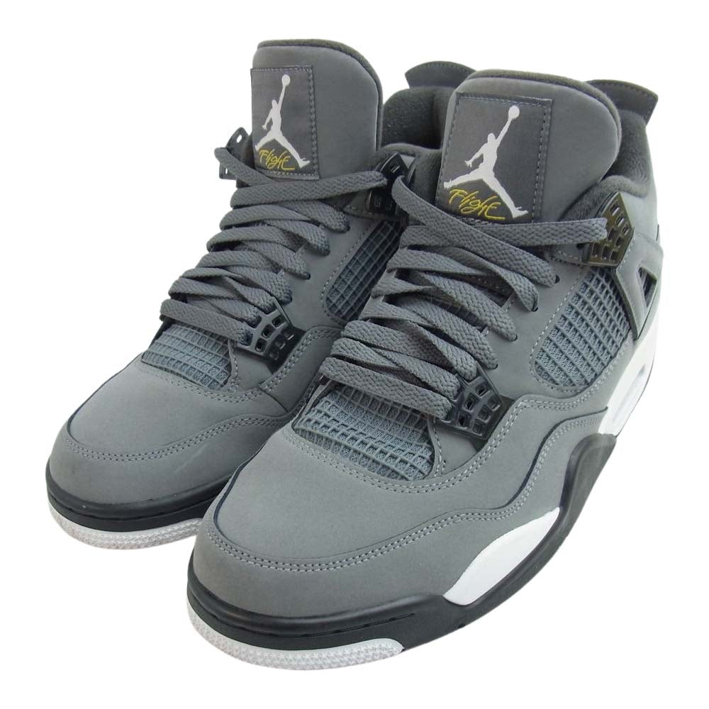 NIKE ナイキ 308497-007 NIKE AIR JORDAN 4 COOL GREY エア ジョーダン 4 クール グレー グレー系 27.5ｃｍ【中古】
