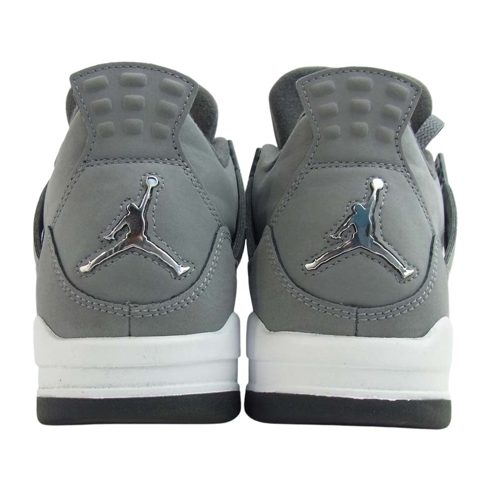 NIKE ナイキ 308497-007 NIKE AIR JORDAN 4 COOL GREY エア ジョーダン 4 クール グレー グレー系 27.5ｃｍ【中古】