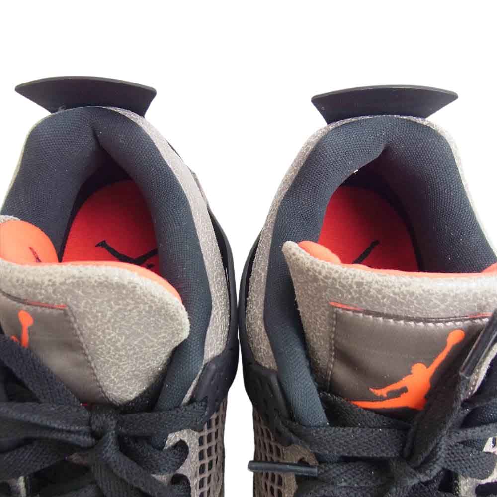 NIKE ナイキ DB0732-200 AIR JORDAN 4 RETRO taupe haze/infrared 23 エアジョーダン 4 レトロ トープ ヘイズ/インフラレッド 23 グレー系 27㎝【中古】