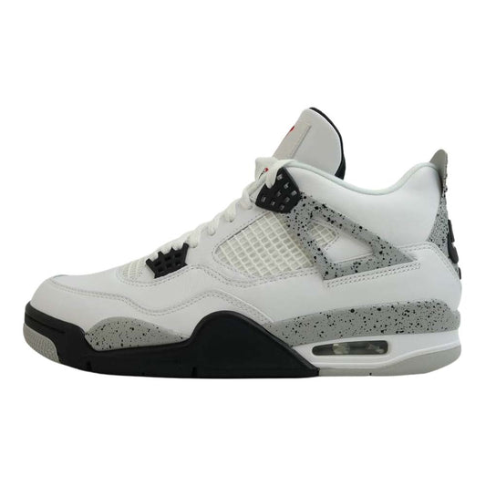 NIKE ナイキ 840606-192 Air Jordan 4 Retro White Cement OG Retro エアジョーダン 4 レトロ OG ホワイト系 27㎝【新古品】【未使用】【中古】