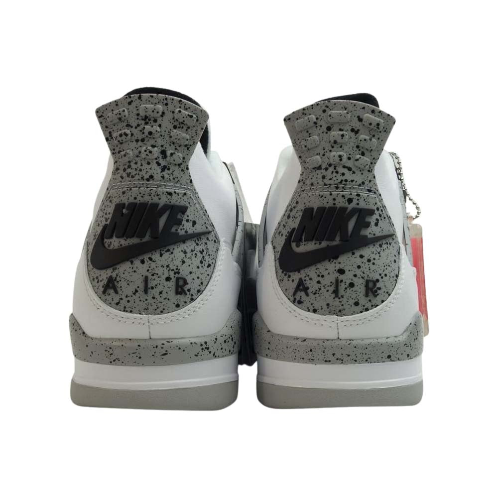 NIKE ナイキ 840606-192 Air Jordan 4 Retro White Cement OG Retro エアジョーダン 4 レトロ OG ホワイト系 27㎝【新古品】【未使用】【中古】