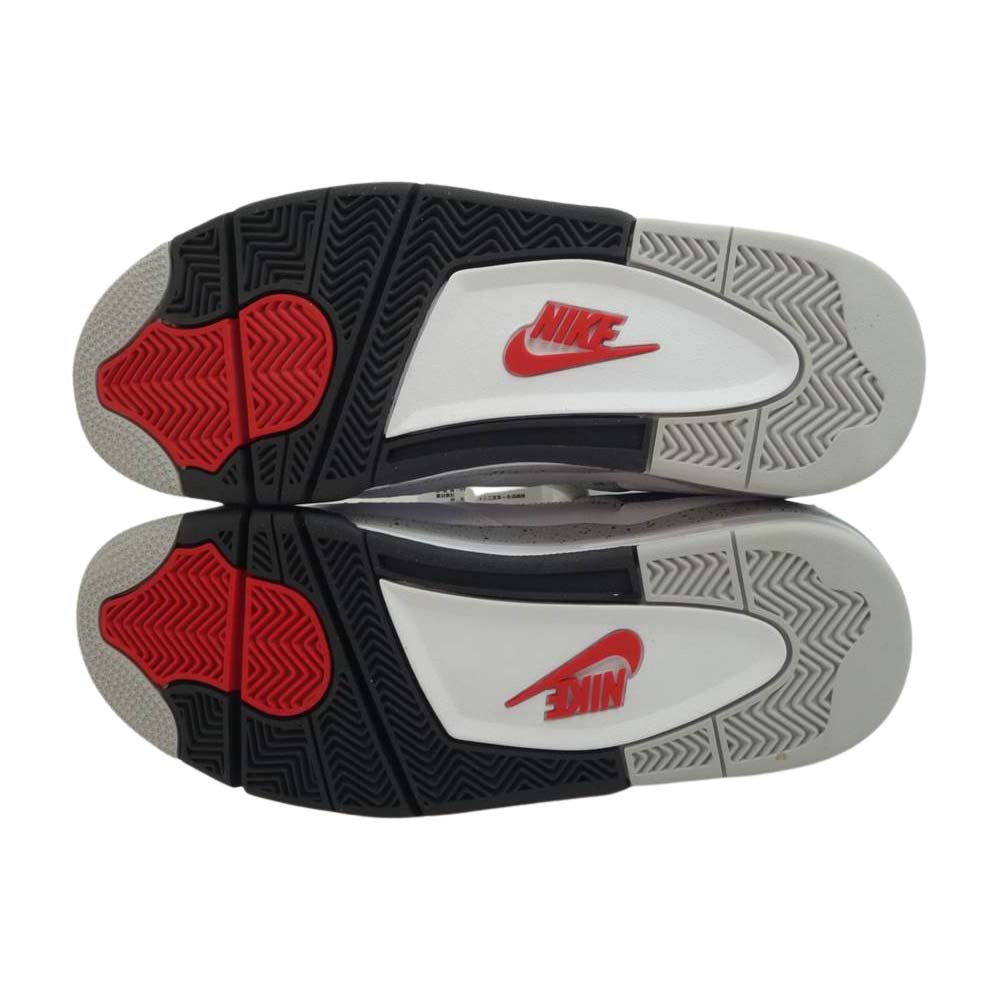 NIKE ナイキ 840606-192 Air Jordan 4 Retro White Cement OG Retro エアジョーダン 4 レトロ OG ホワイト系 27㎝【新古品】【未使用】【中古】