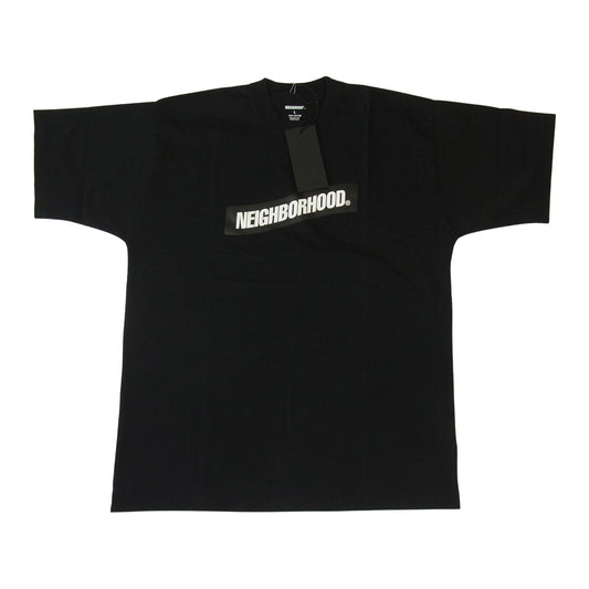 NEIGHBORHOOD ネイバーフッド 20AW 202PCNH-ST07 DISTORTION-2 / C-TEE.SS ワンウォッシュ Tシャツ ブラック系 L【新古品】【未使用】【中古】