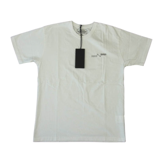 NEIGHBORHOOD ネイバーフッド 192PCCQN-ST01S NHCR/C-TEE SS プリント 半袖 Tシャツ ホワイト系 L【新古品】【未使用】【中古】