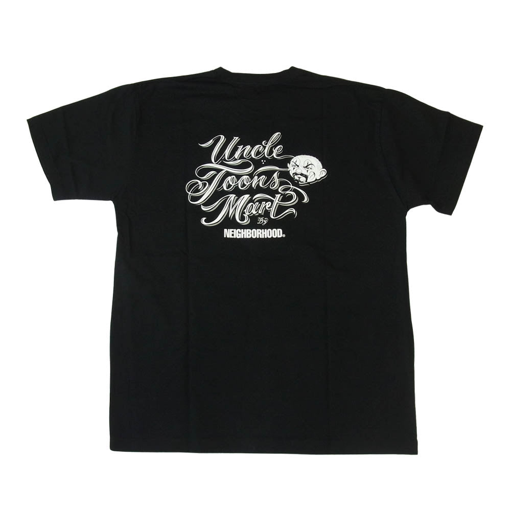 NEIGHBORHOOD ネイバーフッド 201PCMCN-ST01S ミスター・カートゥーン Mister Cartoon TOONS MART-1/C-TEE.SS Tシャツ ブラック系 L【新古品】【未使用】【中古】