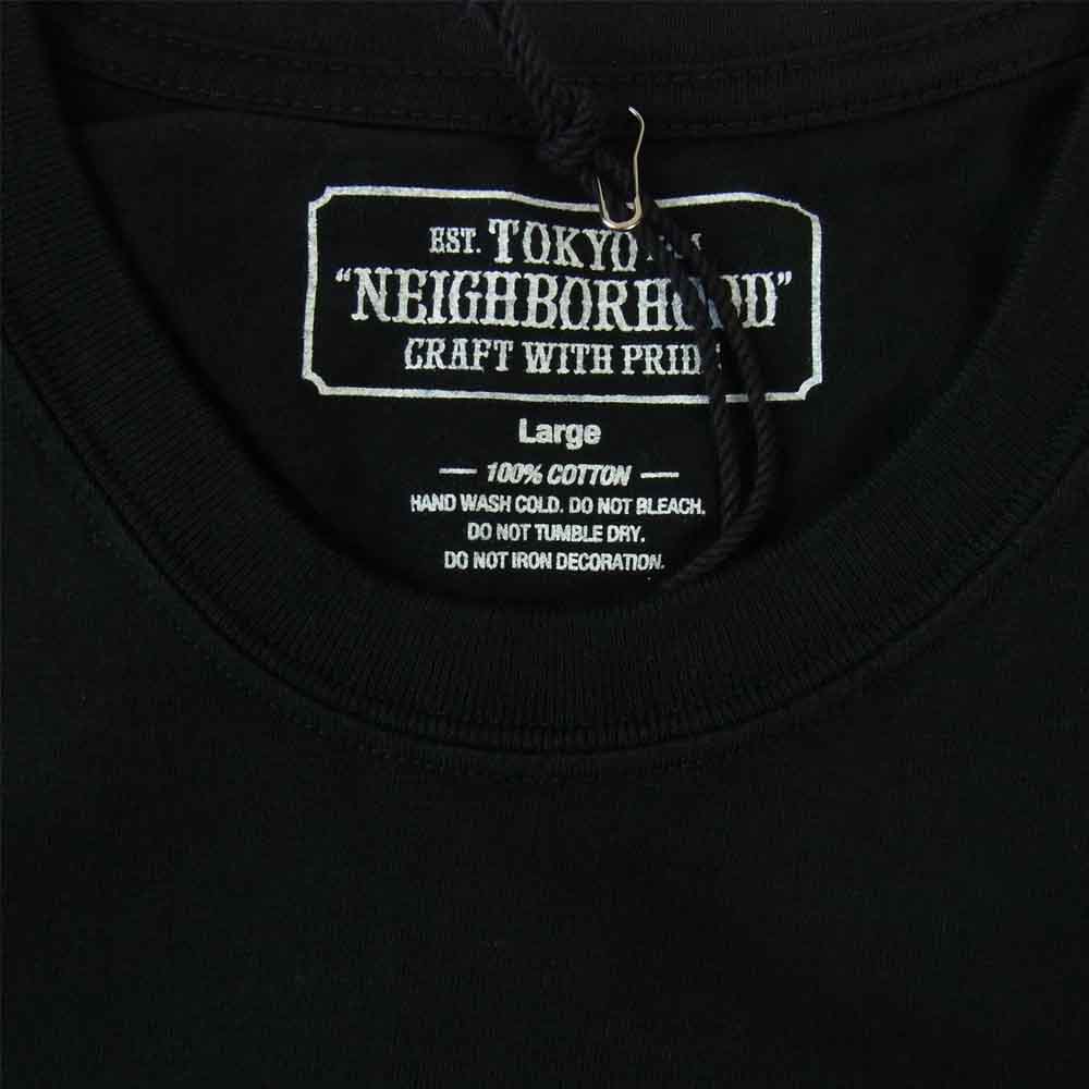 NEIGHBORHOOD ネイバーフッド 201PCMCN-ST01S ミスター・カートゥーン Mister Cartoon TOONS MART-1/C-TEE.SS Tシャツ ブラック系 L【新古品】【未使用】【中古】