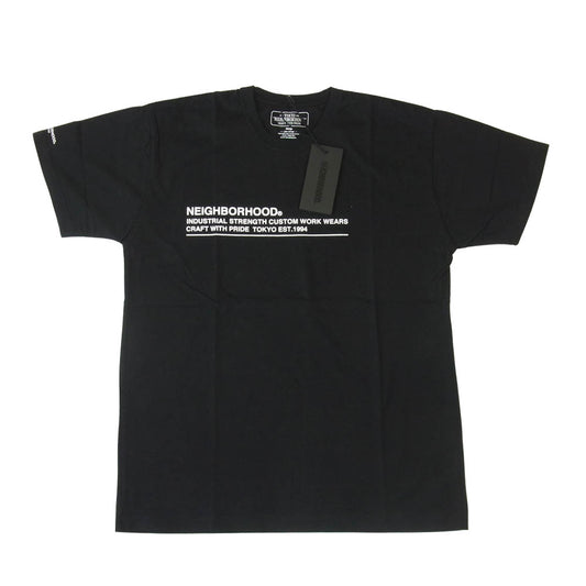 NEIGHBORHOOD ネイバーフッド 20SS 201PCNH-ST10 LOGIC/C-TEE.SS Tシャツ  ブラック系 XL【新古品】【未使用】【中古】
