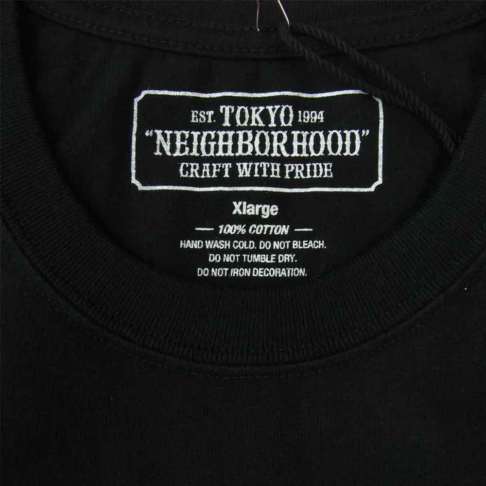 NEIGHBORHOOD ネイバーフッド 20SS 201PCNH-ST10 LOGIC/C-TEE.SS Tシャツ  ブラック系 XL【新古品】【未使用】【中古】
