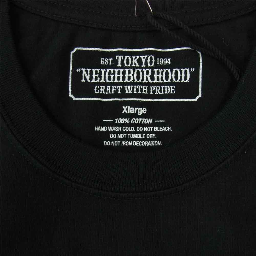 NEIGHBORHOOD ネイバーフッド 20SS 201PCNH-ST10 LOGIC/C-TEE.SS Tシャツ ブラック系  XL【新古品】【未使用】【中古】