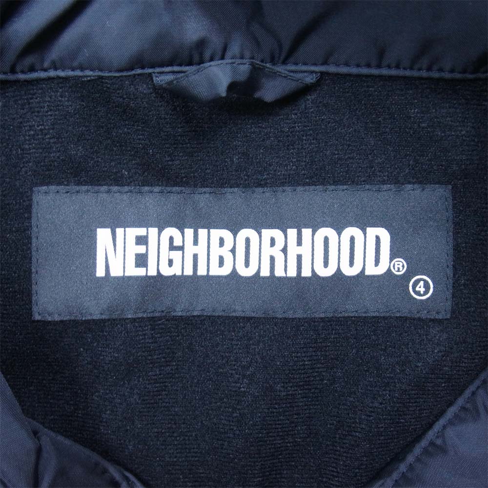 NEIGHBORHOOD ネイバーフッド 21SS 211TSNH-JKM01 BROOKS / N-JKT ロゴ 刺繍 コーチ ジャケット ブラック系 L【美品】【中古】