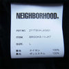 NEIGHBORHOOD ネイバーフッド 21SS 211TSNH-JKM01 BROOKS / N-JKT ロゴ 刺繍 コーチ ジャケット ブラック系 L【美品】【中古】