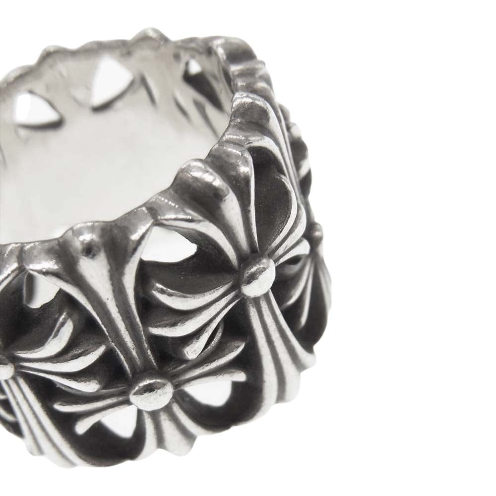 CHROME HEARTS クロムハーツ（原本無） CEMETERY CRS RING セメタリー クロス リング シルバー系 21.5号【中古】
