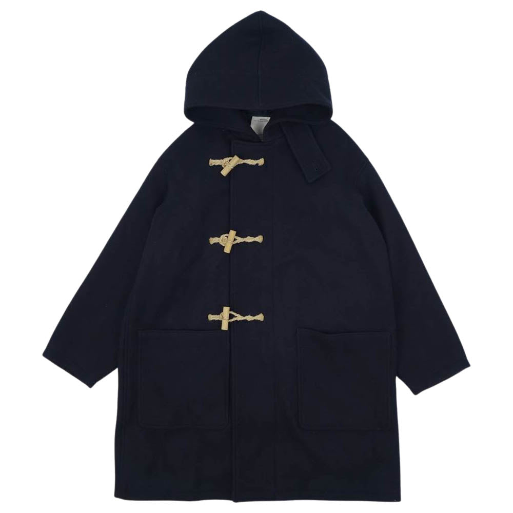 VISVIM ビズビム 21AW 0121205013016 MILLER CONVOY COAT (MELTON) ミラー コンボイ メルトン ダッフル コート ネイビー系 1【新古品】【未使用】【中古】
