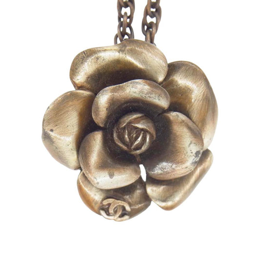 CHANEL シャネル カメリア 99P フラワー ネックレス【中古】