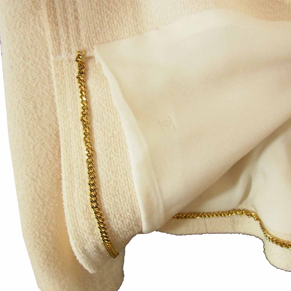 CHANEL シャネル 国内正規品 95P ココボタン ショート ベージュ系 40【中古】