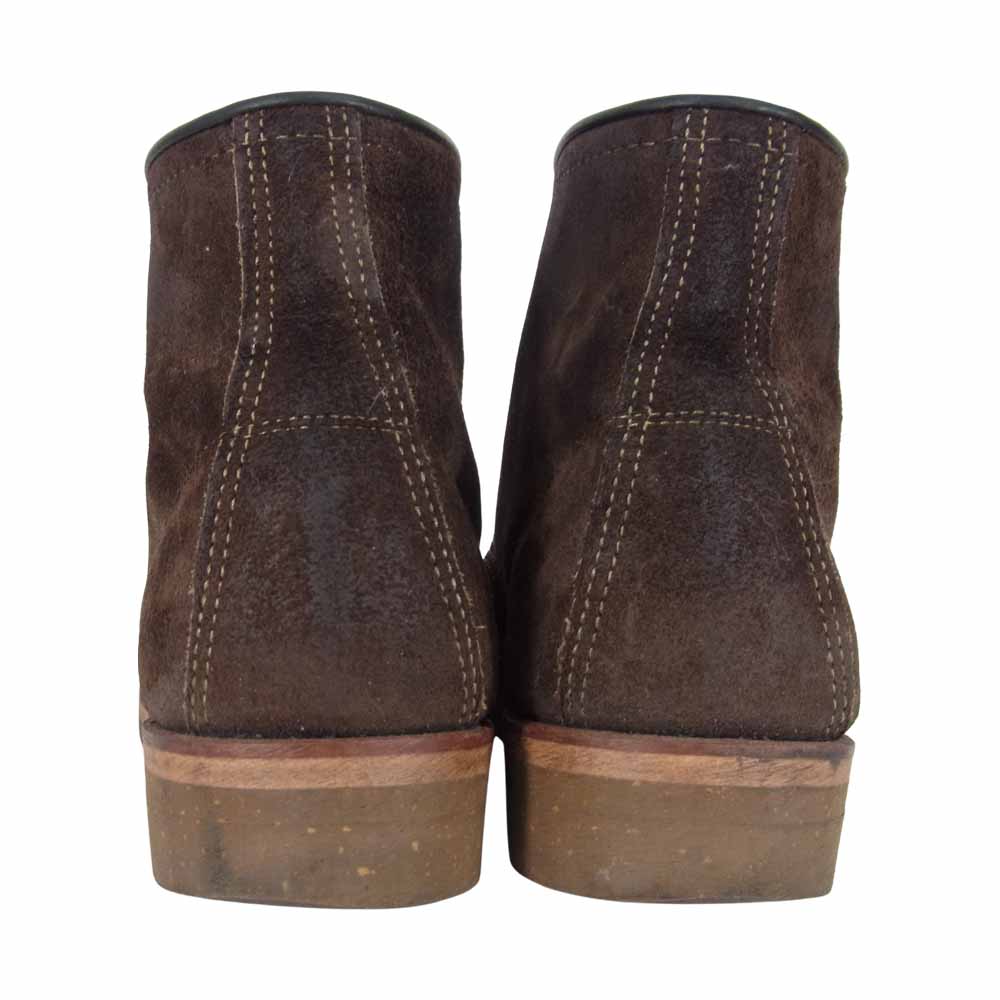 RED WING レッドウィング 4618 × NIGEL CABOURN ナイジェルケーボン MUNSOH BOOT HARRIS TWEED ハリスツイード マンソン ブーツ ブラウン系 7 1/2【中古】