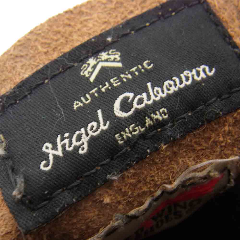 RED WING レッドウィング 4618 × NIGEL CABOURN ナイジェルケーボン MUNSOH BOOT HARRIS TWEED ハリスツイード マンソン ブーツ ブラウン系 7 1/2【中古】