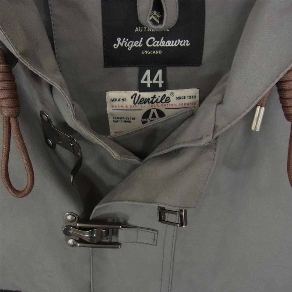 Nigel Cabourn ナイジェルケーボン 8011130005 CAMERAMAN CLASSIC PARKA HARRIS TWEED ハリスツイード カメラマン クラシック パーカー ジャケット グレー系 44【中古】