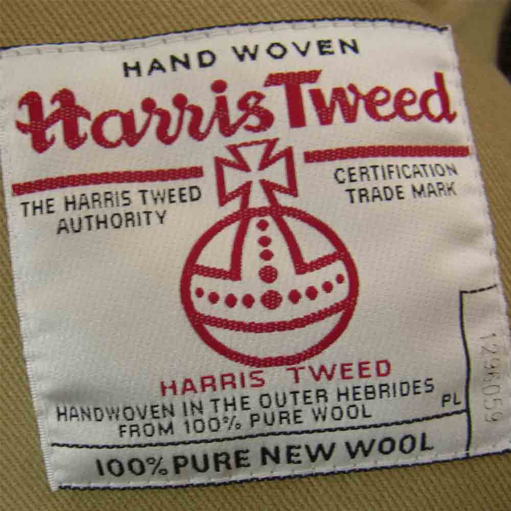 Nigel Cabourn ナイジェルケーボン 8011130005 CAMERAMAN CLASSIC PARKA HARRIS TWEED ハリスツイード カメラマン クラシック パーカー ジャケット グレー系 44【中古】