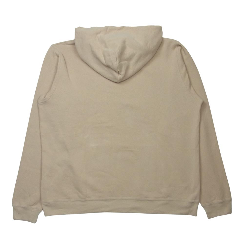 Champion チャンピオン C5-P101 USA製 9oz Terry Fleece フーデッド スウェット パーカー ベージュ系 XL【中古】