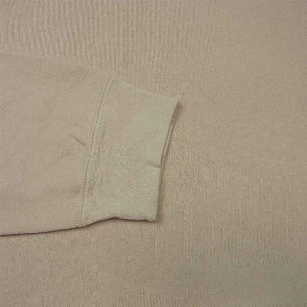 Champion チャンピオン C5-P101 USA製 9oz Terry Fleece フーデッド スウェット パーカー ベージュ系 XL【中古】