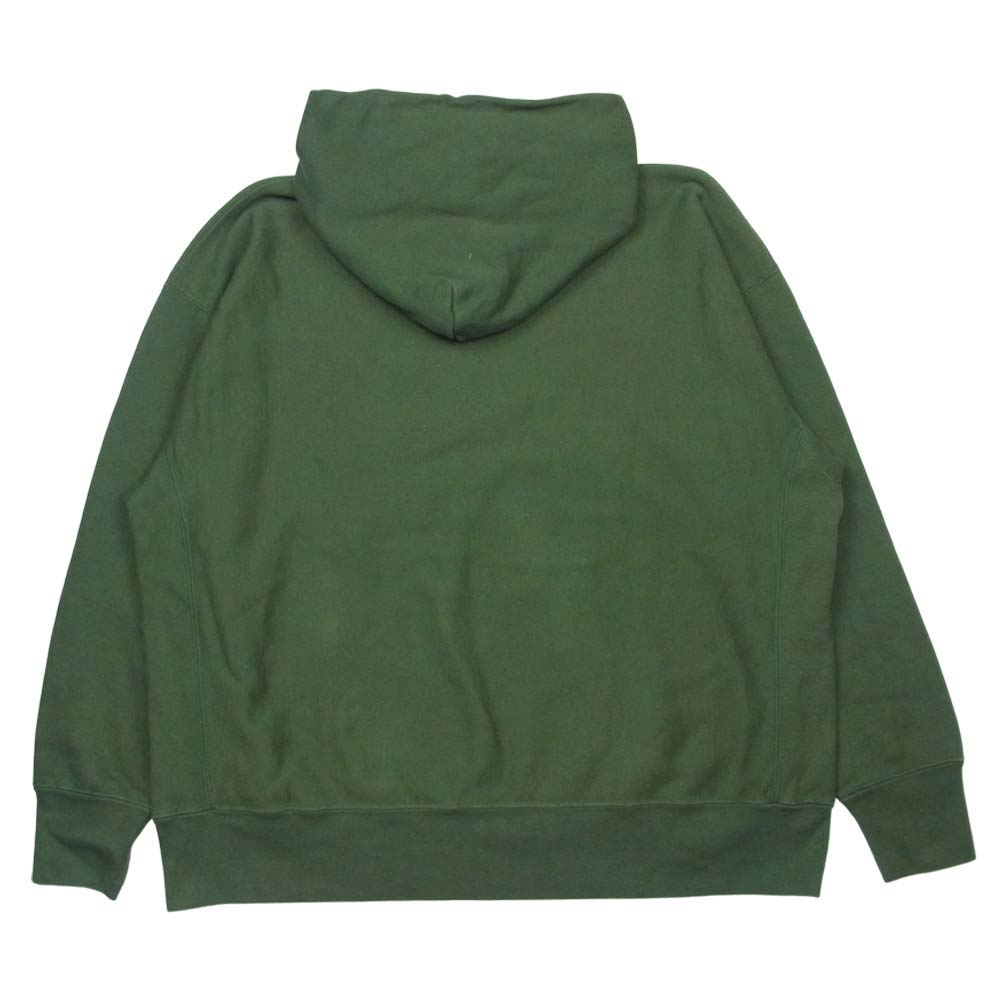 Champion チャンピオン C8-S102 リバースウィーブ ビッグ プルオーバー スウェット パーカー カーキ系 XL【中古】