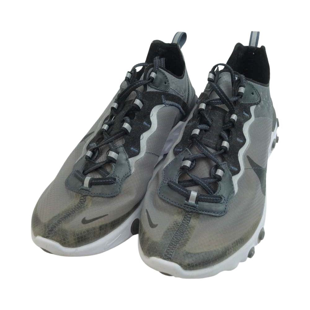 NIKE ナイキ AQ1090-001 React Element 87 リアクト エレメント 87 グレー系 ブラック系 27cm【中古】