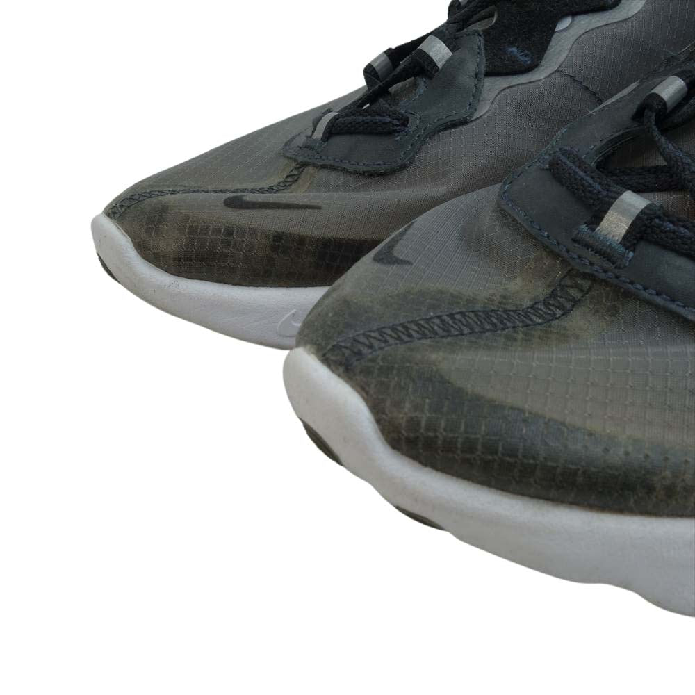 NIKE ナイキ AQ1090-001 React Element 87 リアクト エレメント 87 グレー系 ブラック系 27cm【中古】