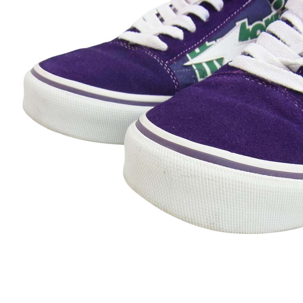 HYSTERIC GLAMOUR ヒステリックグラマー 2193QS05 × REVENGE × STORM リベンジ ストーム ローカット スニーカー パープル系 27cm【中古】