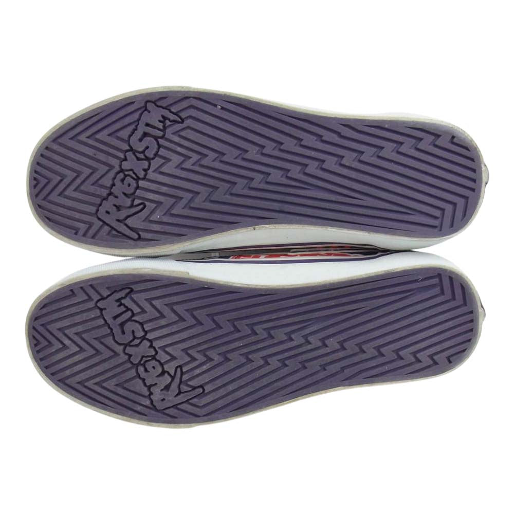 HYSTERIC GLAMOUR ヒステリックグラマー 2193QS05 × REVENGE × STORM リベンジ ストーム ローカット スニーカー パープル系 27cm【中古】