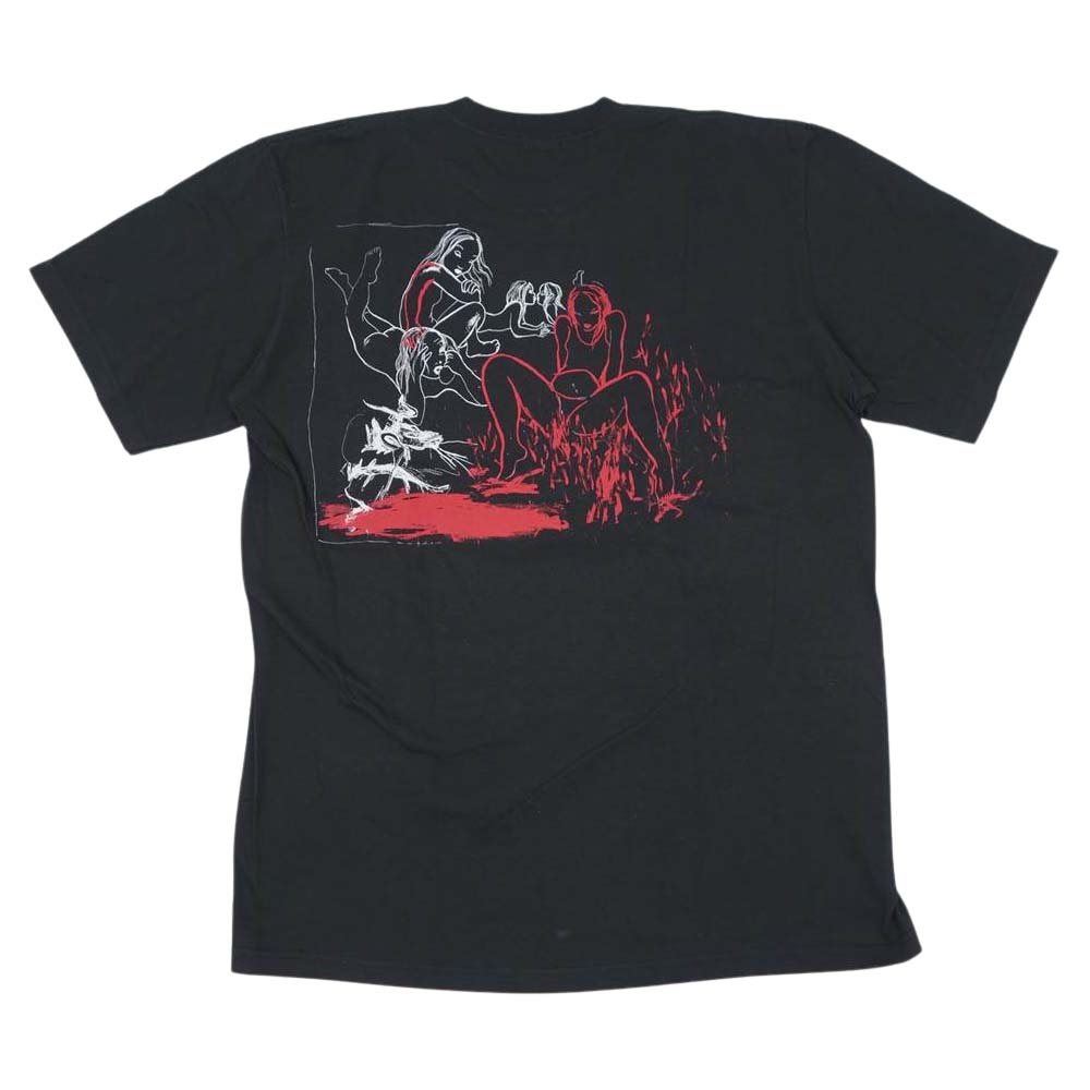 Supreme シュプリーム 19AW Heroines Tee ヘロインズ Tシャツ ブラック系 M【美品】【中古】