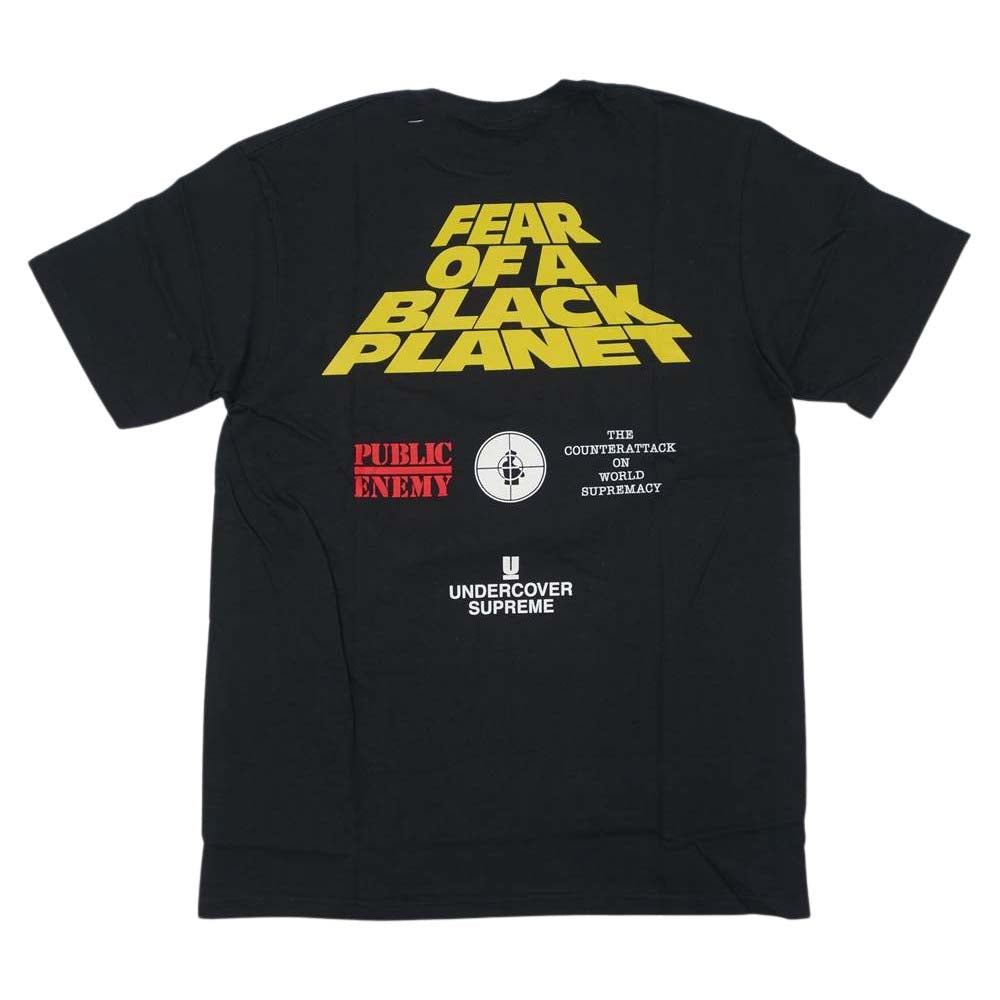 Supreme シュプリーム 18SS SPU3802 × UNDERCOVER アンダーカバー Public Enemy White House Tee パブリックエネミー ホワイト ハウス Tシャツ ブラック系 M【極上美品】【中古】