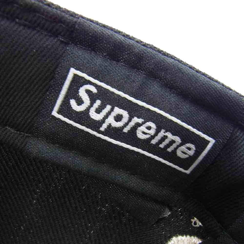 Supreme シュプリーム 20SS $1M Metallic Box Logo New Era ニューエラ ボックスロゴ キャップ ブラック系 58.7cm【極上美品】【中古】