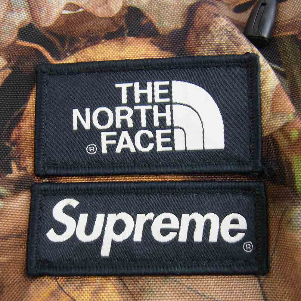 Supreme シュプリーム 16AW × THE NORTH FACE ノースフェイス Leaves Pocono Backpack リーブス 枯葉 バックパック ブラウン系【中古】