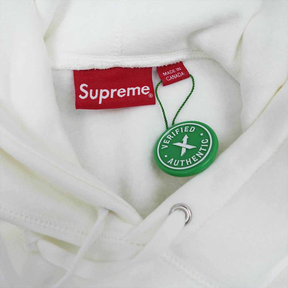 Supreme シュプリーム 20SS Motion Logo Hooded Sweatshirt モーションロゴ フーデッド スウェット プルオーバー パーカー ホワイト系 L【極上美品】【中古】