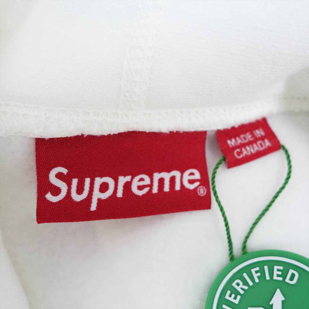 Supreme シュプリーム 20SS Motion Logo Hooded Sweatshirt モーションロゴ フーデッド スウェット プルオーバー パーカー ホワイト系 L【極上美品】【中古】