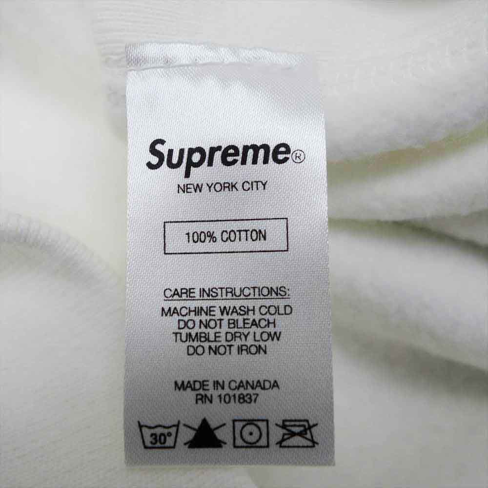 Supreme シュプリーム 20SS Motion Logo Hooded Sweatshirt モーションロゴ フーデッド スウェット プルオーバー パーカー ホワイト系 L【極上美品】【中古】