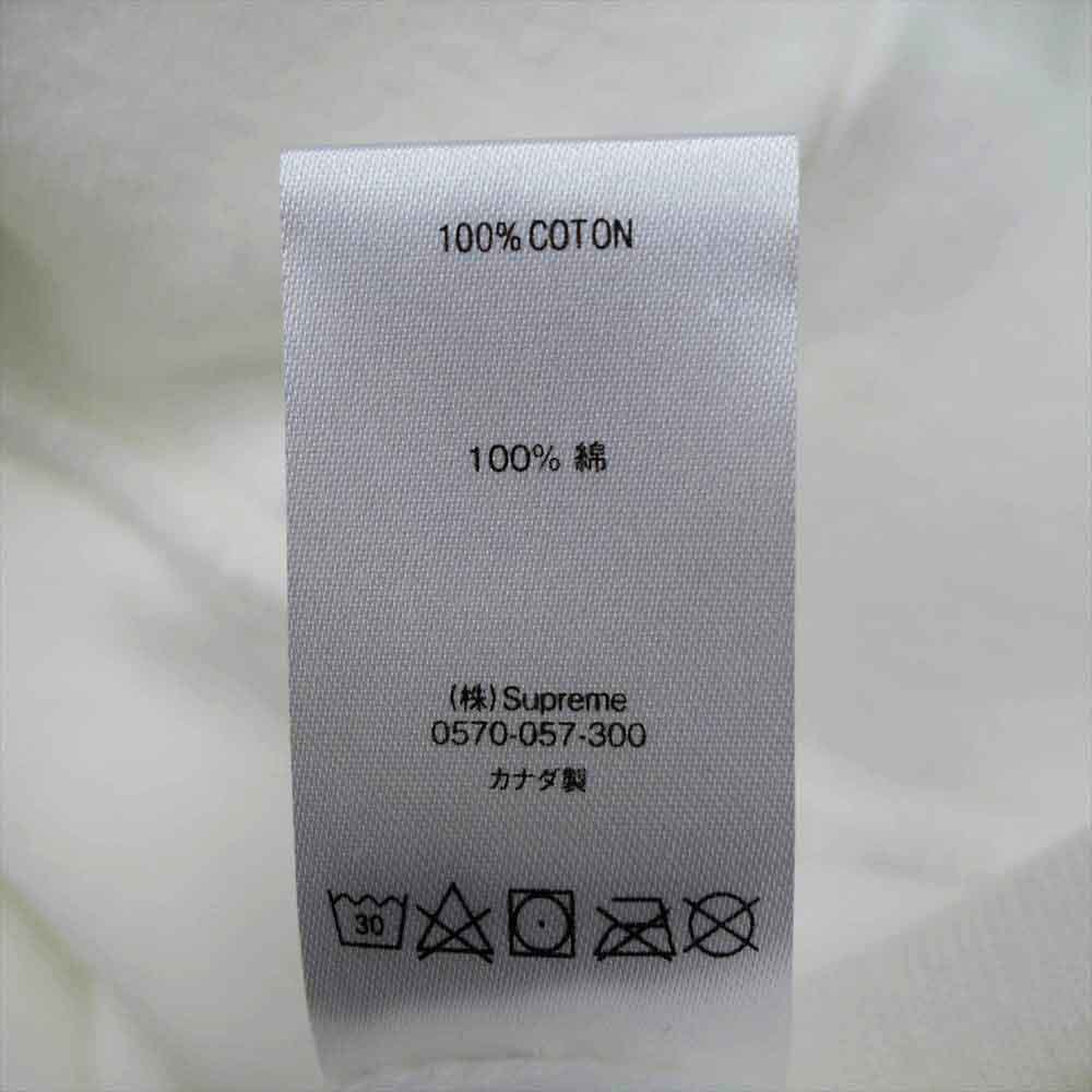 Supreme シュプリーム 20SS Motion Logo Hooded Sweatshirt モーションロゴ フーデッド スウェット プルオーバー パーカー ホワイト系 L【極上美品】【中古】