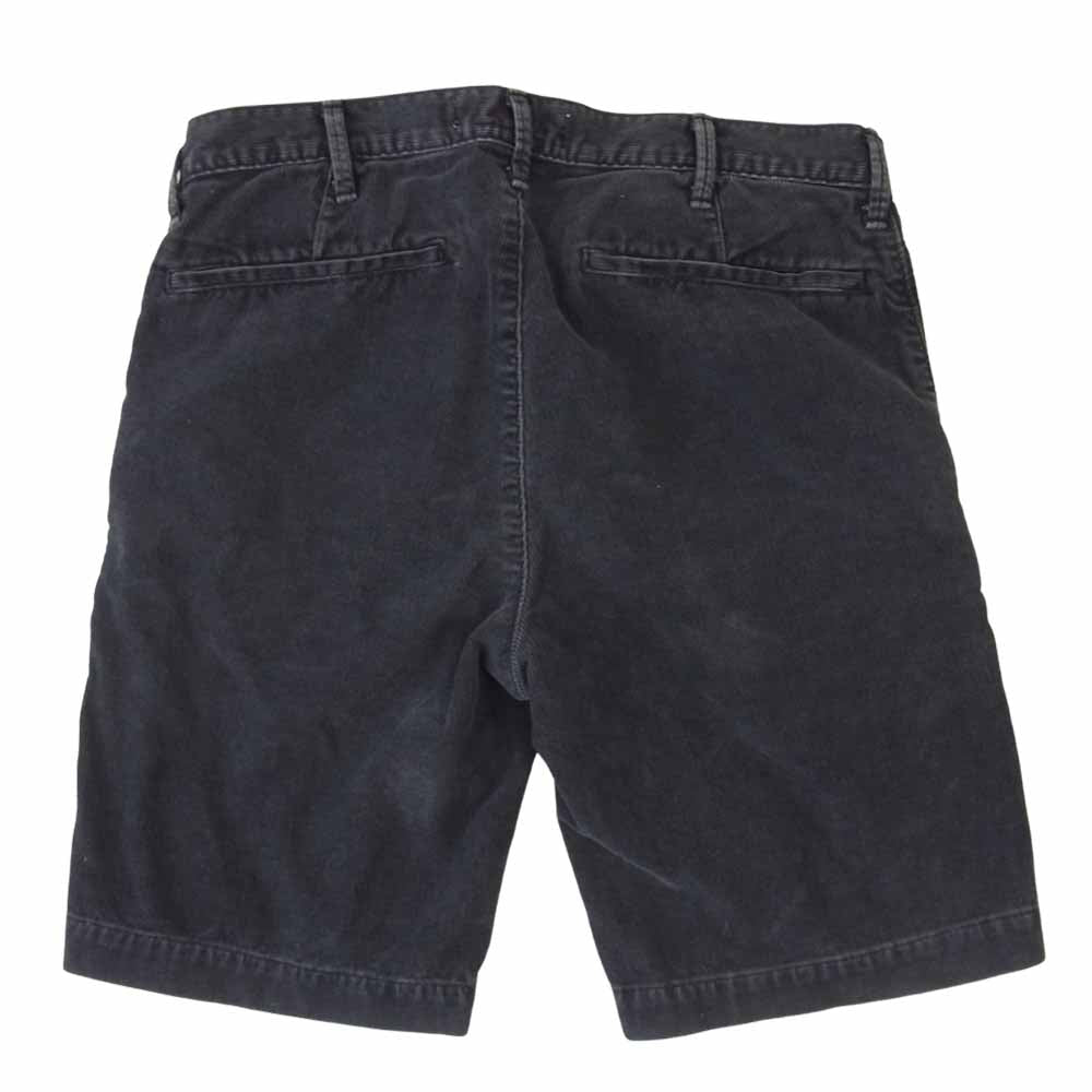 REMI RELIEF レミレリーフ RN3009SDE 硫化染め コーデュロイ ショーツ ハーフ パンツ ネイビー系 L【極上美品】【中古】