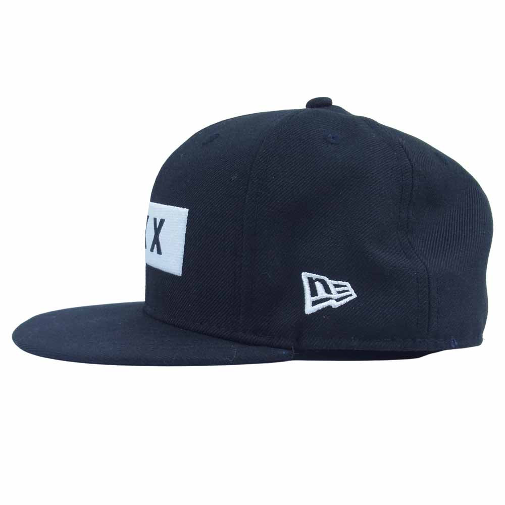 GOD SELECTION XXX ゴッドセレクション × NEW ERA ニューエラ ボックスロゴ キャップ ブラック系 58.7cm【美品】【中古】