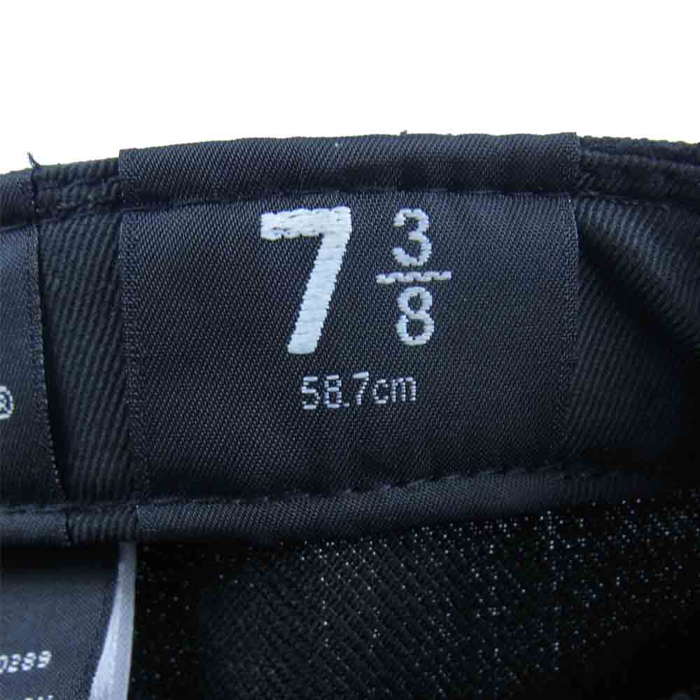 GOD SELECTION XXX ゴッドセレクション × NEW ERA ニューエラ ボックスロゴ キャップ ブラック系 58.7cm【美品】【中古】