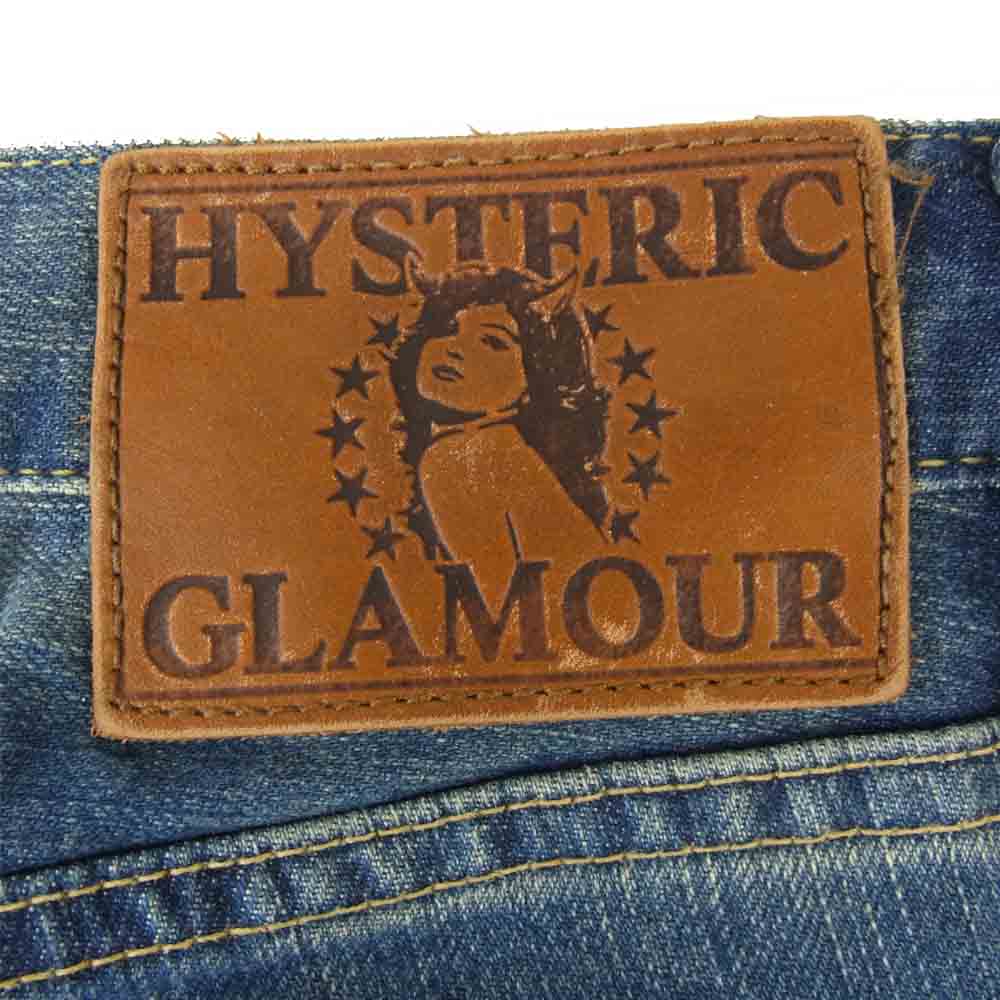 HYSTERIC GLAMOUR ヒステリックグラマー 0231AP04 SP加工 GUITARARMY デニム パンツ インディゴブルー系 32【中古】