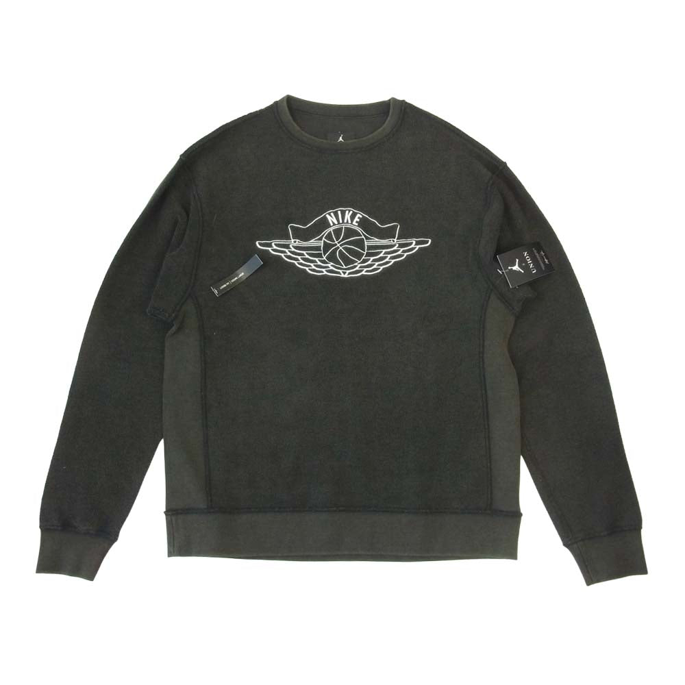 NIKE ナイキ AV5881-010 × UNION LOS ANGELES ユニオン ロサンジェルス CREWNECKクルーネック スウェット ブラック系 M【極上美品】【中古】