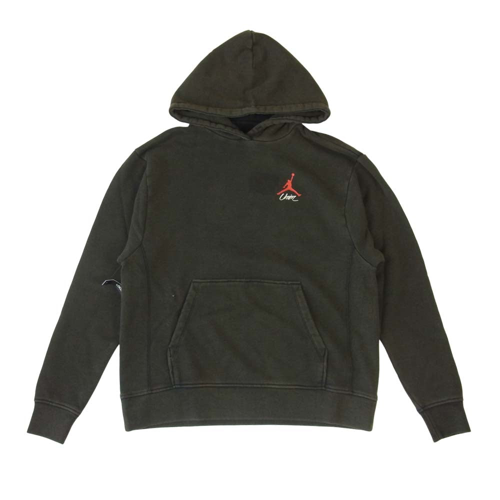 NIKE ナイキ AV4991-010 × UNION LOS ANGELES ユニオン ロサンジェルス AS NRG VAULT FLIGHT PO HOOD プリント パーカー ブラック系 L【極上美品】【中古】