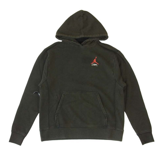 NIKE ナイキ AV4991-010 × UNION LOS ANGELES ユニオン ロサンジェルス AS NRG VAULT FLIGHT PO HOOD プリント パーカー ブラック系 L【極上美品】【中古】
